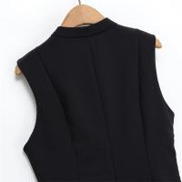 Vestido sin mangas de línea A, falda corta de moda para mujer en poliéster, verano 2025 - details 8