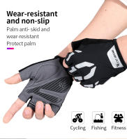 WEST BIKING-guantes de ciclismo reflectantes para hombre y mujer, manoplas de medio dedo para deporte, gimnasio, Fitness, bicicleta de carretera y montaña, Verano - details 6