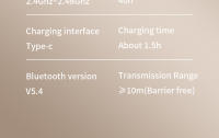Auriculares de traducción Ai en tiempo real, traductor de 144 idiomas sobre los auriculares |   Auriculares Bluetooth abiertos con pantalla táctil inteligente |   Auriculares abiertos inalámbricos verdaderos Bluetooth 5.4 - details 23