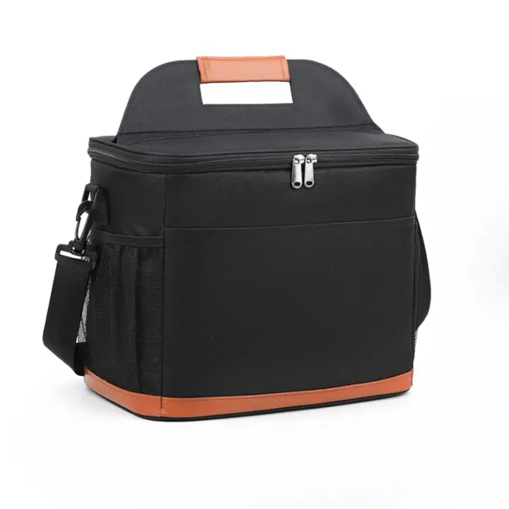 Bolsa térmica aislada, bolsa de almuerzo para cerveza, almacenamiento de alimentos y bebidas, bolsas de Camping para Picnic a prueba de fugas, caja refrigeradora portátil para playa al aire libre - 1