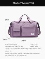 Bolsa De Viaje UNIXINU Para Mujer Con Compartment Para Zapatos Gran Capacidad Weekender Deporte Y Fitness Bolsa De Ma Casual - details 11