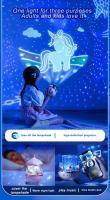 Proyección de Estrellas en el Cielo Pequeña Luz Nocturna, Carrusel, Caballo, Control Remoto, Bluetooth, Audio, Regalos Creativos de Cumpleaños, Linternas de Mesita de Noche - details 3
