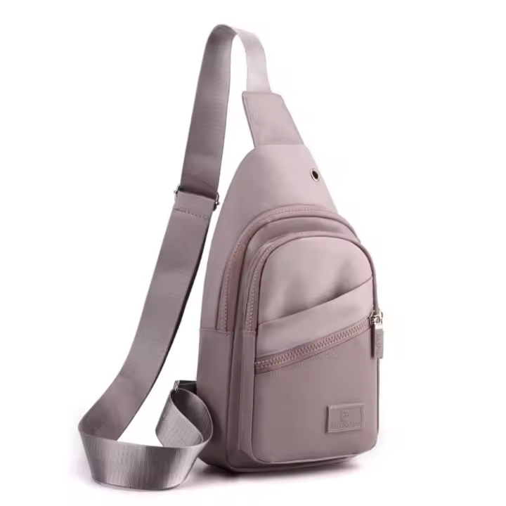 Bolso de pecho de poliéster para mujer, riñonera ligera a la moda, bolso de hombro a prueba de agua, bolsos cruzados de estilo coreano - 1