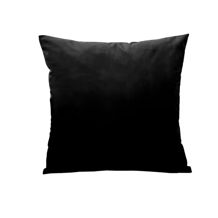 Funda de cojín de negro, funda de almohada Lumbar de 45x45cm para decoración de sofá y sala de estar, funda de almohada nórdica para decoración del hogar - 1