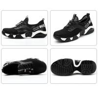Nuevo Modelo 2025 Zapatos De Seguridad Con Punta De Acero Para Hombre Y Mujer, Zapatillas Informales Reflectantes, Ligeras, Transpirables, Para Evitar Perforaciones, Botas Protectoras, Novedad De 2023 - details 14