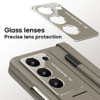 Funda de cuero de lujo para Samsung Galaxy Z Fold 5 Fold4 con Protector de pantalla de vidrio, bolígrafo táctil - details 2