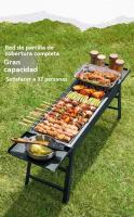 Parrilla de Barbacoa Portátil de Acero Inoxidable Equipo Completo para Use al Aire Libre en Casa - details 5