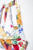 TRAFZA-Conjunto de 2 piezas para mujer, minitop con tirantes y botones estampados, sin mangas, Espalda descubierta, Falda Midi elegante de cintura alta para playa - details 12