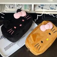 Funda de Lápices de Peluche Hello Kitty Bolsa de Almacenamiento de Papelería Grande para Estudiantes Bolsa de Maquillaje Kawaii para Niñas Regalo de Fiesta Perfecto - details 7