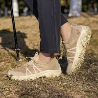Zapatos de senderismo de montaña para hombre y mujer, zapatillas deportivas transpirables para caza, talla grande 36-46, verano - details 5
