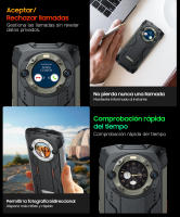 Blackview BV9300 Pro Smartphone, 6.7 pulgadas FHD+ Pantalla dual 24GB(12+12) 256GB Teléfono móvil, Cámara trasera de 64MP, Batería de 15080mAh con carga rápida de 33W - details 11