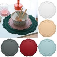 Mantel Individual de silicona para Decoración de mesa, posavasos antideslizante para cocina, 2 piezas - details 1