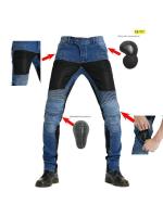 Vaqueros de moto, equipo de locomotora anticaída para hombre, pantalones de carreras, malla de verano - details 8