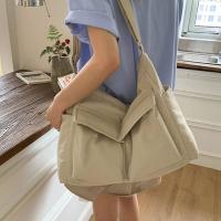 Bolsos de mano cruzados inclinados elegantes a la moda, bolso de hombro de nailon ligero para ir al trabajo, bolsos de mensajero para adolescentes, hombres y mujeres - details 12