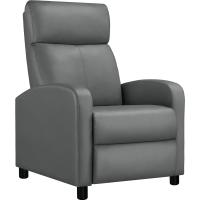 Sillón de Masaje Silla Relax Butaca Sofá Ajustable de Relajación con Función Reclinable para Sala de Estar y Dormitotio Gris - details 9