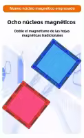 Bloques Magnéticos de Ventana de Moda DIY Coloridos Juguete Educativo Montessori para Interacción Padres-Hijos Regalos para Niños 2024 Romboss Bloques de Construcción con Objectivo Educativo de Flexibilidad Cognitiva Recomendada para Niños de 3-4 Años - details 9