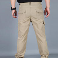 Pantalones Cargo tácticos impermeables para verano, pantalón militar informal con múltiples bolsillos, transpirable, secado rápido, talla grande, S-4XL, 2024 - details 9