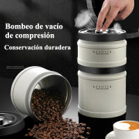 Latas selladas al vacío de bombeo de presión, latas de café, granos de té frescos, 304 cajas frescas de acero inoxidable - details 1