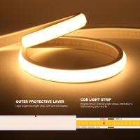 Tira de neón COB para exteriores, cinta Flexible de alto brillo, impermeable IP65, 220 LED/m, RA90, para decoración del hogar y el jardín, 288 V - details 3