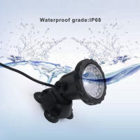 Luces subacuáticas LED RGB, lámpara impermeable, 36LED, punto de luz para piscina, fuentes, estanque, agua, jardín, acuario - details 3