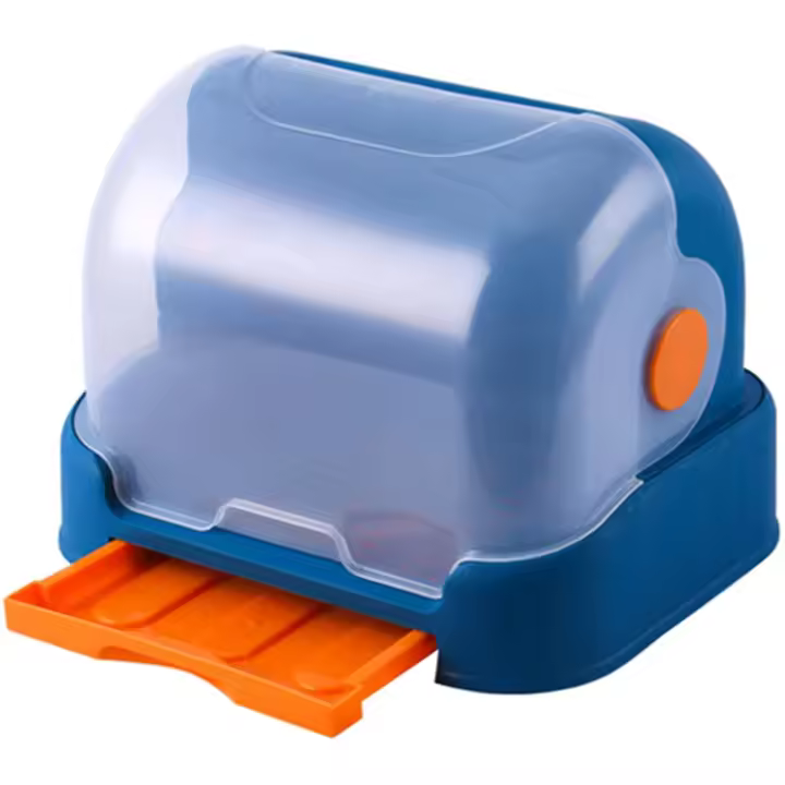 Estante de secado de botellas de agua, nebulizador de terrario para botellas de bebé, accesorios, contenedores de vidrio para secador, soporte, caja de almacenamiento C - 1