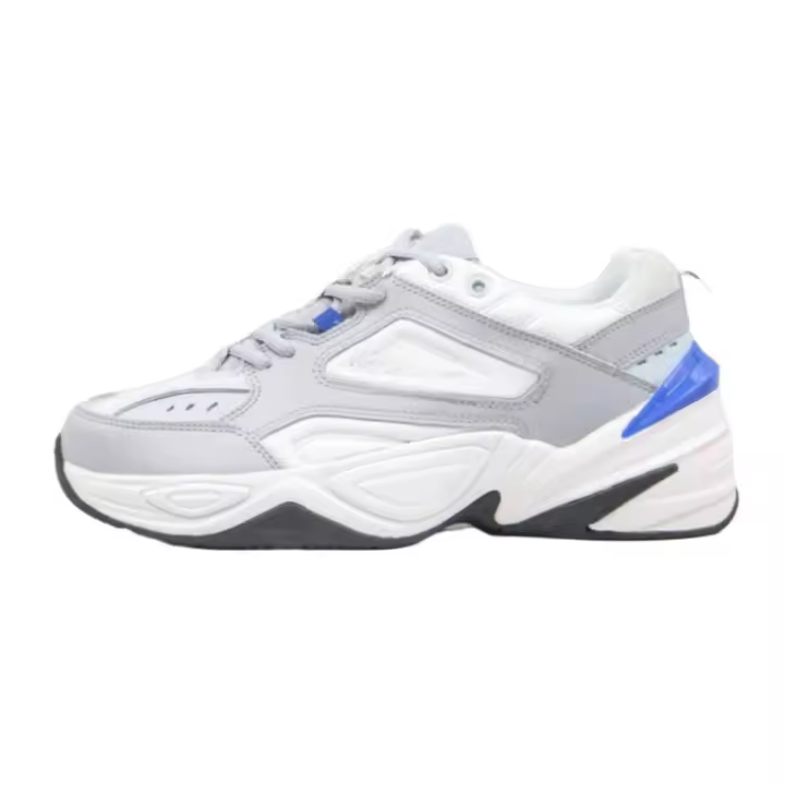 Zapatos de papá retro clásicos blancos puros zapatos casuales para correr para hombres y mujeres - 1