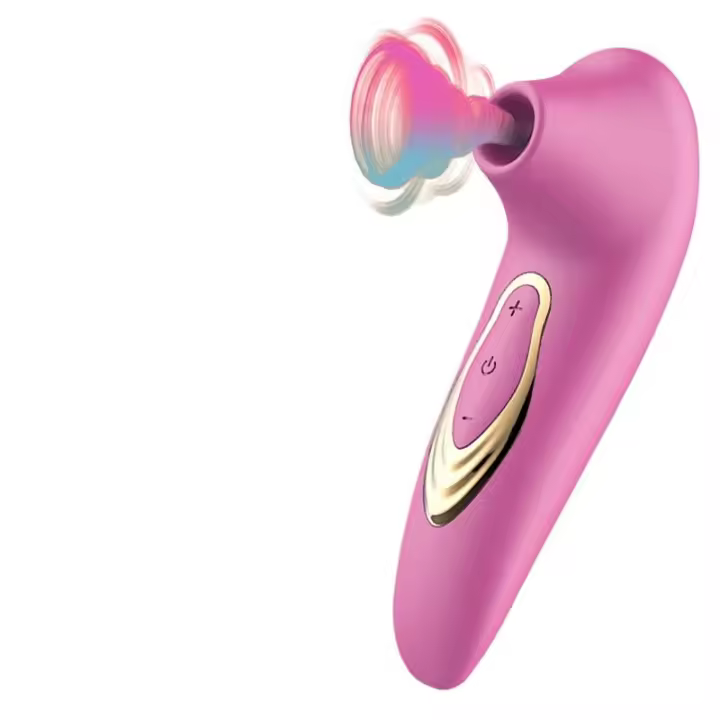 Empaque privado Juguetes sexys potentes Vibrador con ventosa para clítoris Clítoris Succión de pezones Lengua Vibradora Lamiendo oral Masturbador Vagina para adultos - 1