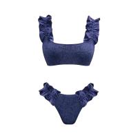 Traje de baño de una pieza para mujer, traje de baño con falda de un solo hombro, estampado floral 3D, ropa de playa adelgazante, nuevo para 2024 - details 6
