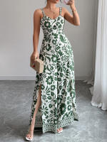Elegante Correa con Estampado de Nudos Pierna Ancha y Corte - details 12