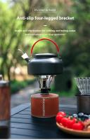 Mini integrado para picnics y camping, equipado con luz de campo electrónica, quemador de estufa VIES plegable portátil - details 4