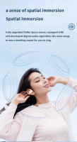 Auriculares Business Elite con conducción de aire OWS, inalámbricos por Bluetooth, gancho para la oreja, micrófono HD, estéreo envolvente HiFi, auriculares deportivos para música - details 3