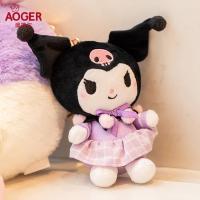 Llavero de juguetes de Peluche Sanrio Original, 5 estilos, fantasía Kuromi My Melody, muñecos de Peluche de dibujos animados, accesorios para bolso, colgantes, regalos - details 7