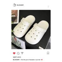 Feslishoet Mules Zapatos Parejas Zapatillas de Verano Sandalias Slides Mujer EVA Suave Antideslizante Acogedor Nube Adecuado Interior y Exterior - details 1