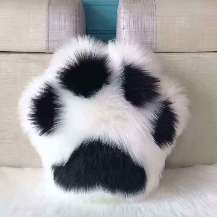 Cojín de Sofá de Peluche 2024 Cojín Lumbar para Silla de Pandilla Furiosa Decoración de Dormitorio y Sala de Estar - 1