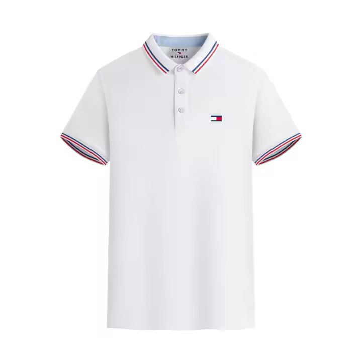 Polo de golf, secado rápido que absorbe la humedad, manga corta para hombre - 1