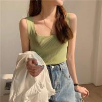 Top de Punto Zjaiss 2025 Camiseta Deportiva Casual para Mujer Cuello Redondo Lento Verano - details 12