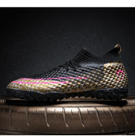 Botas de fútbol para hombres, tacos de fútbol para césped, botas de fútbol antideslizantes para exteriores para niños, calzado deportivo de entrenamiento de hierba profesional, parte superior baja - details 26