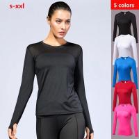 Camiseta Deportiva de Manga Larga para Yoga Camiseta Atlética Fresca y Seca para Correr, Senderismo, Top de Yoga, Camisetas de Entrenamiento para Correr y Fitness - details 0