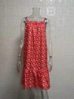 Verano nuevo vestido de chaleco de tirantes sin mangas floral oscilante idílico europeo y americano. - details 2