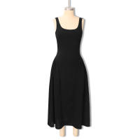 2025 verano nuevo diseño de nicho europeo y americano sentido primavera y verano nuevo vestido sin mangas de cintura sin espalda con cuello redondo - details 14