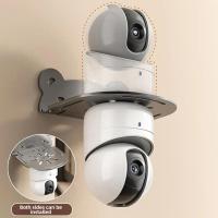 Soporte de Metal duradero para montaje en pared, soporte de proyector Compatible con monitoreo, soporte de enrutador gris, estante de almacenamiento para interiores - details 4