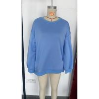 Sudadera holgada de manga larga con cuello redondo para mujer - details 2