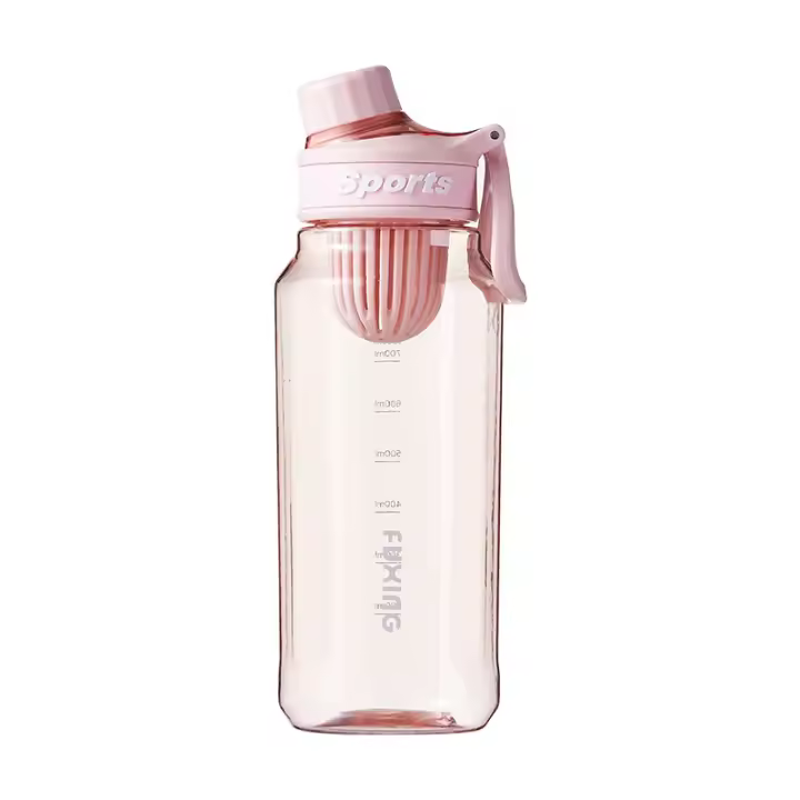 Taza Deportiva Minimalista Portátil, A Prueba de Agua, Ideal para Fitness al Aire Libre, Taza de Té de Plástico de Alta Valor - 1