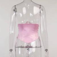 Mini vestido de gasa de hada rosa para mujer, corsé elegante con venta, vestido de verano de dama de honor con cuello con cuentas y manga larga vintage, - details 16