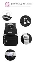 Bolsa escolar para estudiantes, morral sencillo de color sólido para mujer, morral escolar juvenil - details 13