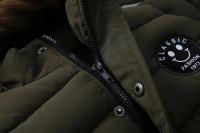 Chaqueta de Piel Cálida con Cuello de Piel para Niños Moda de Invierno con Capucha y Cremallera - details 19