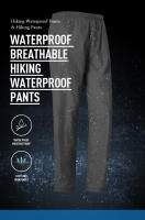 Pantalones de senderismo Unisex, pantalones impermeables de secado rápido, Anti-UV, para escalada, Camping, montaña y lluvia, JNP06 - details 1