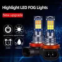 Bombillas LED de Luz de Niebla Dual Color H8 H11 2Pcs H3 H4 H7 3030 24SMD H16 - details 7