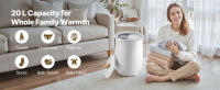 Calentador de Toallas SucceBuy de 20L con Luz LED, Temporizador y Ajustes de Temperatura Ajustables, Ideal para Calentar Toallas y Mantas en Baños, Spas u Hogares, Gris - details 7