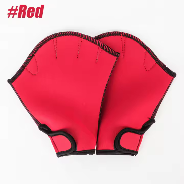 Guantes acuáticos para hombre y mujer, Manoplas de entrenamiento de resistencia al agua, gimnasio, Fitness y natación, 1 par - 1